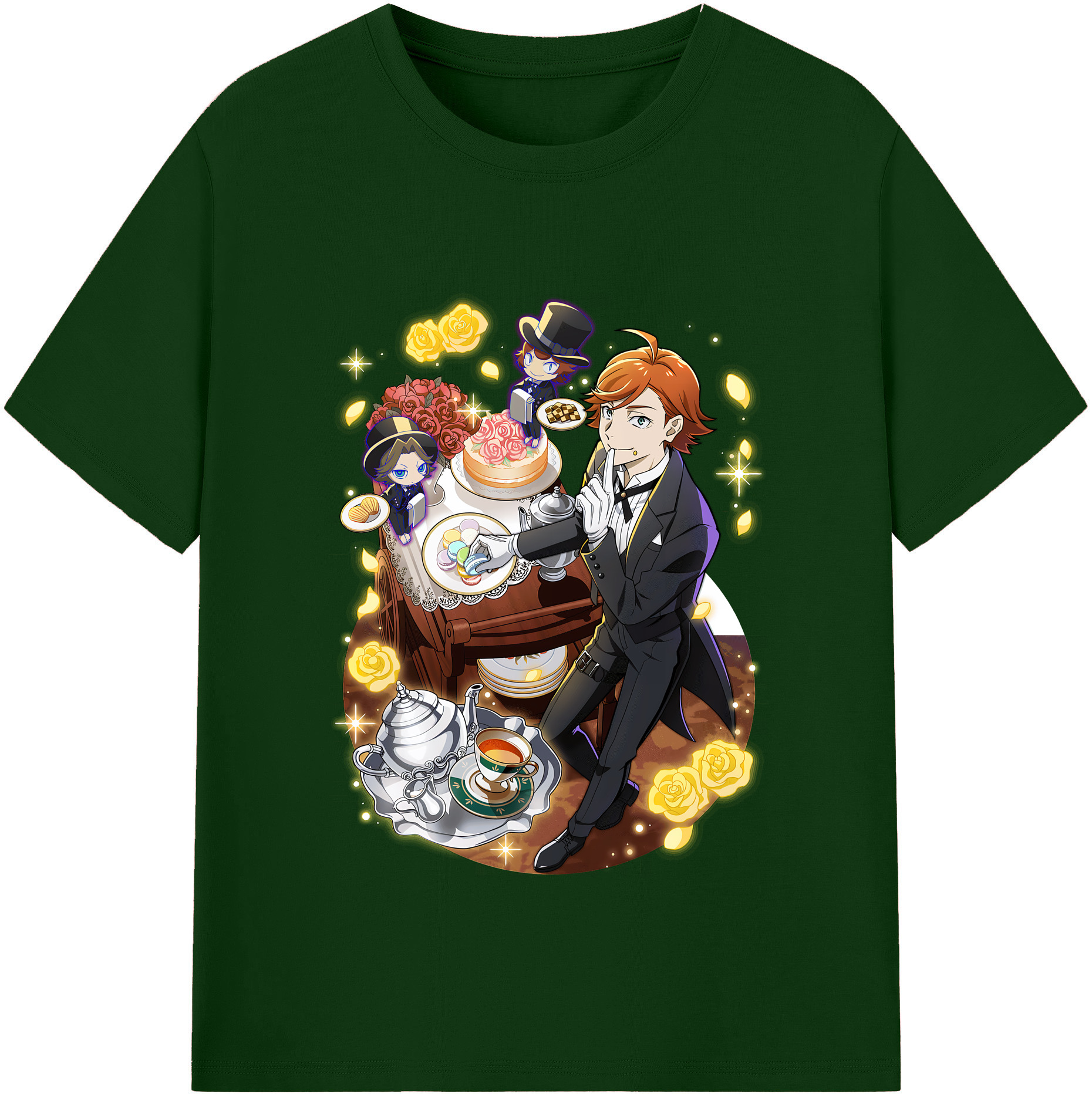 （画像用） 文豪ストレイドッグス Bungo Stray Dogs 綿100％半袖Tシャツ（フロントプリント）